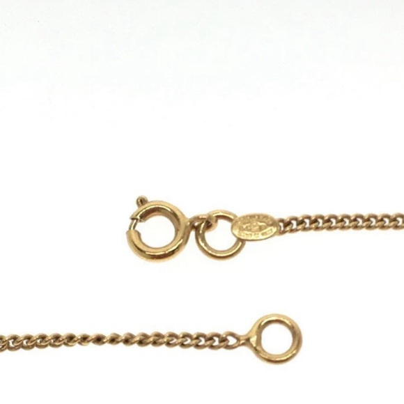 CHANEL Necklace CC Logo & Heart Charms Gold Plated w/Box & COA - Picture 8 of 8